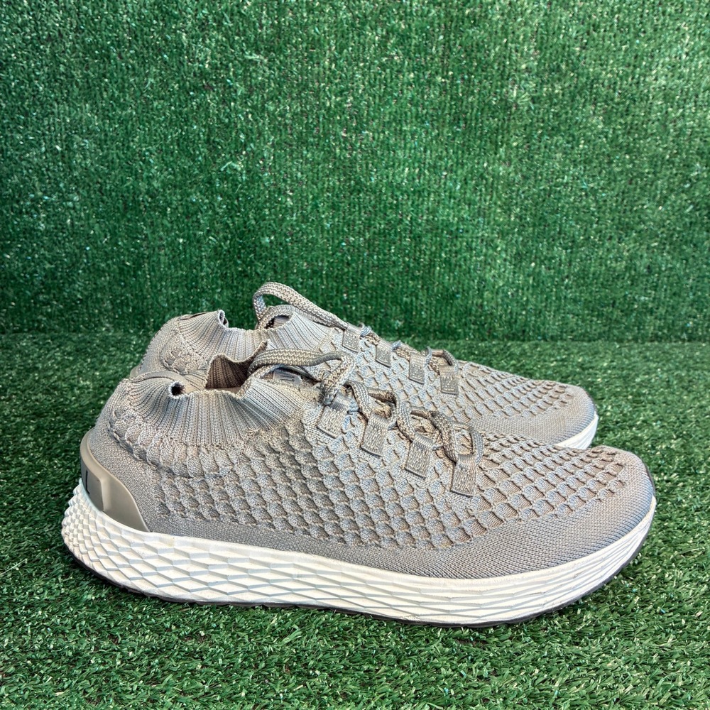 NOBULL Knit Runner Breathable Lightweight Athletic Training Shoes Grey Mens 10.5